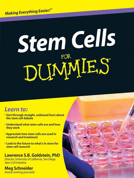 Title details for Stem Cells For Dummies by Lawrence S.B. Goldstein - Available